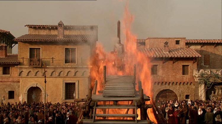 The Borgias Berkoff at the stake